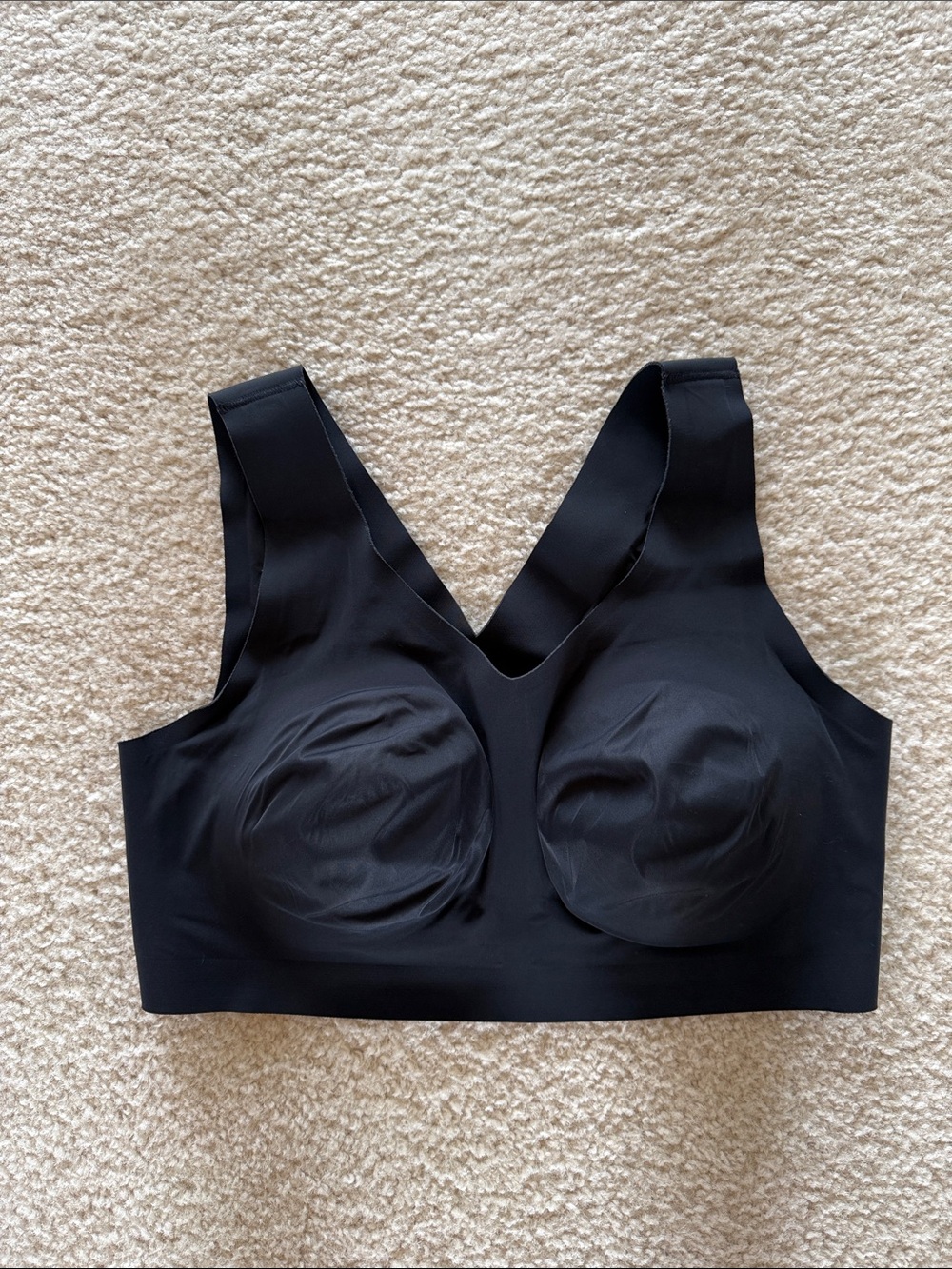 Everyday Seamless Black Comfort Bra